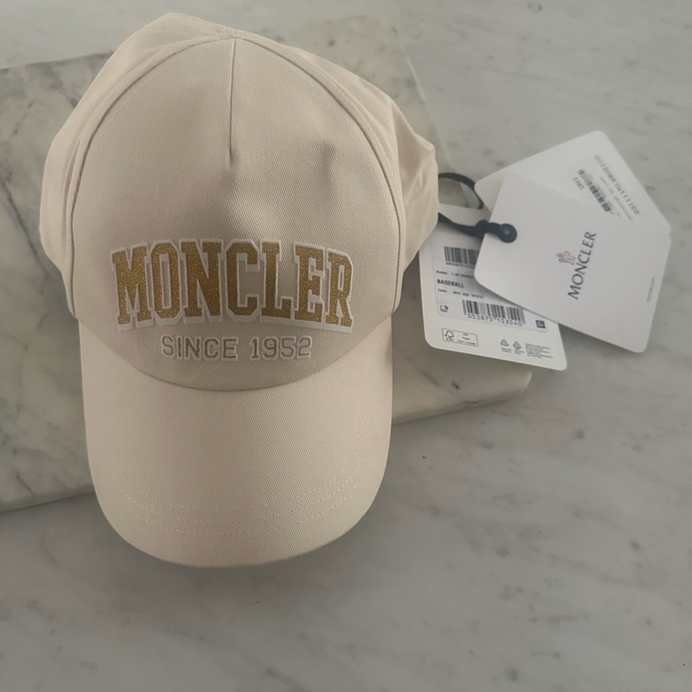 Moncler ivory hat
